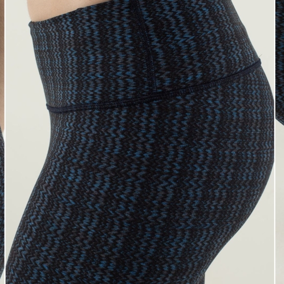 Lululemon Wunder Under Pant Ziggy Wee October Inkwell / Black - Picture 6 of 12